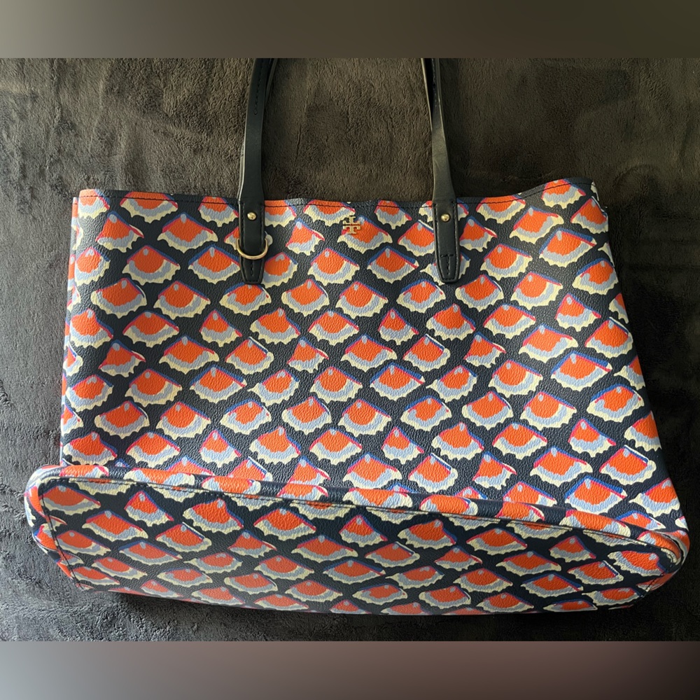 Stylish Tory Burch Multicolor Tote Bag